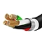 کابل تبدیل USB به microUSB / USB-C / لایتنینگ باسئوس مدل CA3IN1-ZY01 طول 1.2 متر